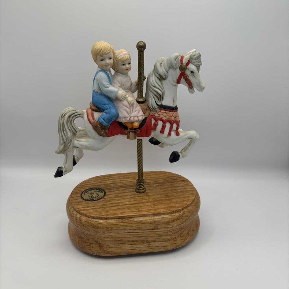 Willitts Carousel Horse Working Music Box — limited edition 228